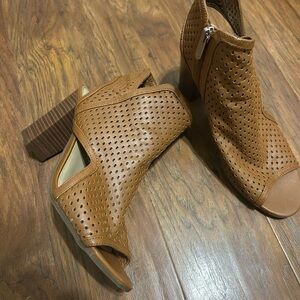 Sam Edelman Open Toe Ankle Boots Size 9.5
